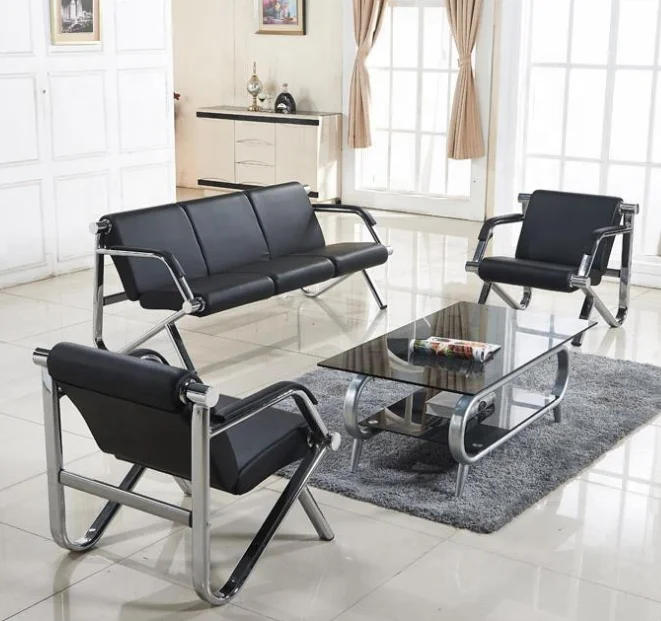 Metal Steel 3-seater Cheap Public Waiting Chair / Airport Waiting Chairs Public Furniture Chairs