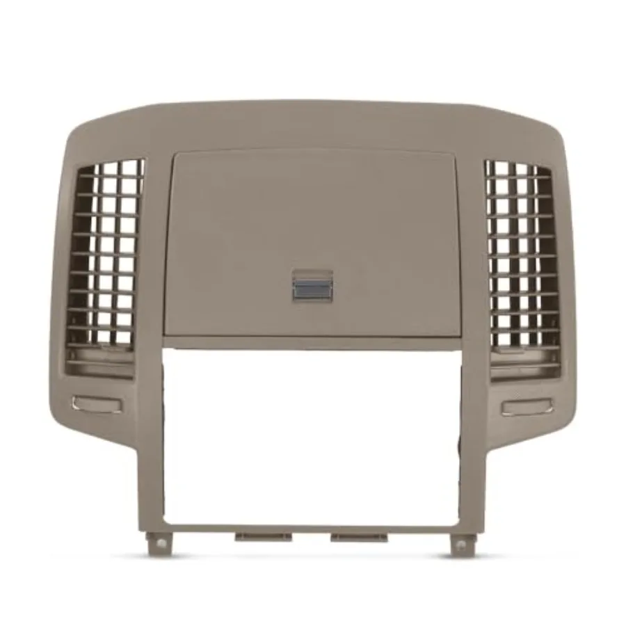 PIT66 Center Dash Radio Bezel with Storage Vents Glove Box for Nissan Altima 2005-2006 Brown Interior Trim Replacement Dashboar