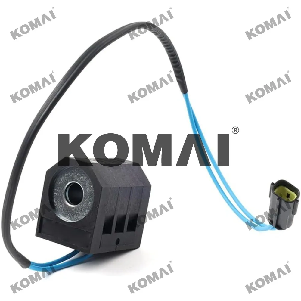 

XOJOX Cnniko2 Solenoid Valve Coil 24V DC for Doosan for Daewoo Excavator DH 220-5 225-7 215-7 Plastic & Metal Black