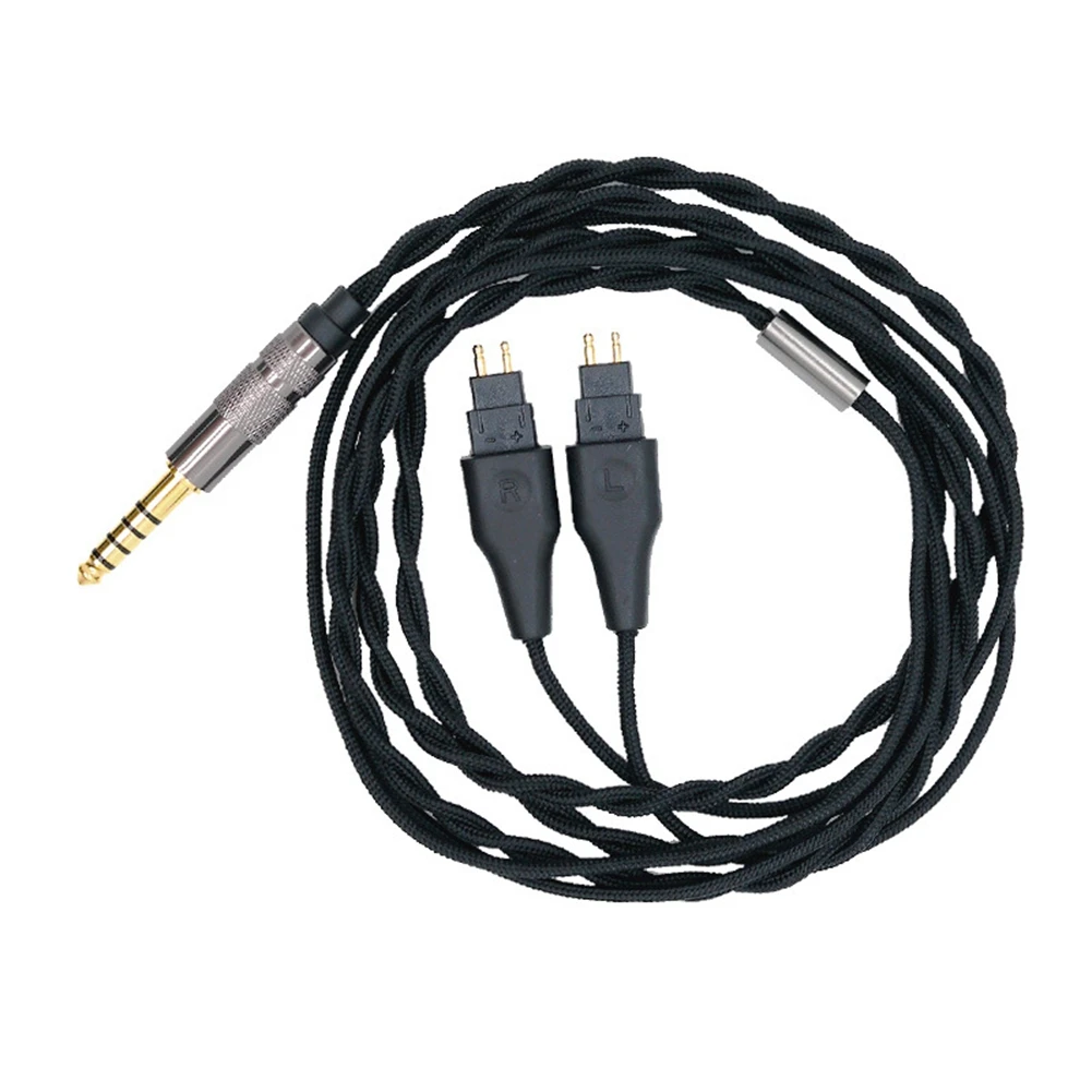 Headphone 4.4mm Balanced Cable DIY Cable for Sennheiser HD580 HD600 HD650 HD660S Headphone Upgrade Cable