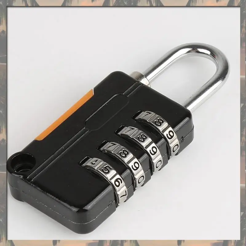 A70U Nieuwe 2 Stuks 4 Cijfercombinatie Hangslot Hangslot Outdoor Waterdicht Slot Koffer Bagage Beveiliging Codeslot Gemakkelijk Inst