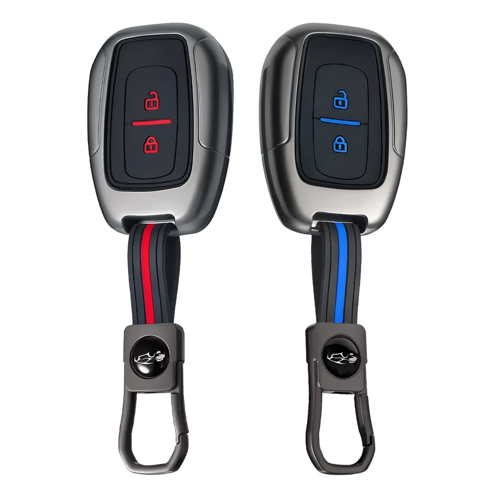 Zinc Silicone Car Key Case Cover For Dacia Duster Spring Logan Sandero Stepway Lodgy For Renault Scenic Master Dokker Duster