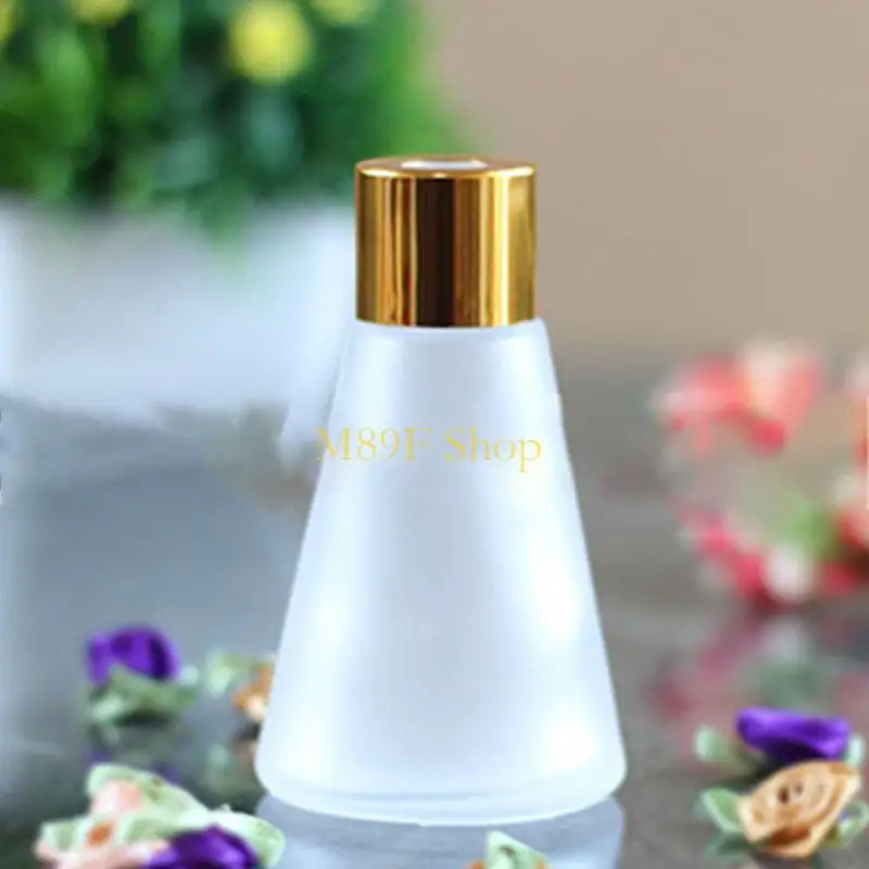 M89F Vidro transparente vidro essencial garrafa recarregável difusor aroma vazio Recipiente vazio