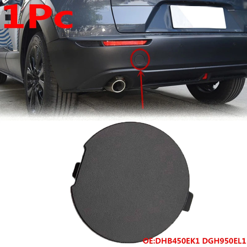 1Pc Rear Bumper Tow Hook Cover Cap For Mazda For CX30 2020-2023 Towing Hauling Trailer Lid Car Accessories DHB450EK1 DGH950EL1