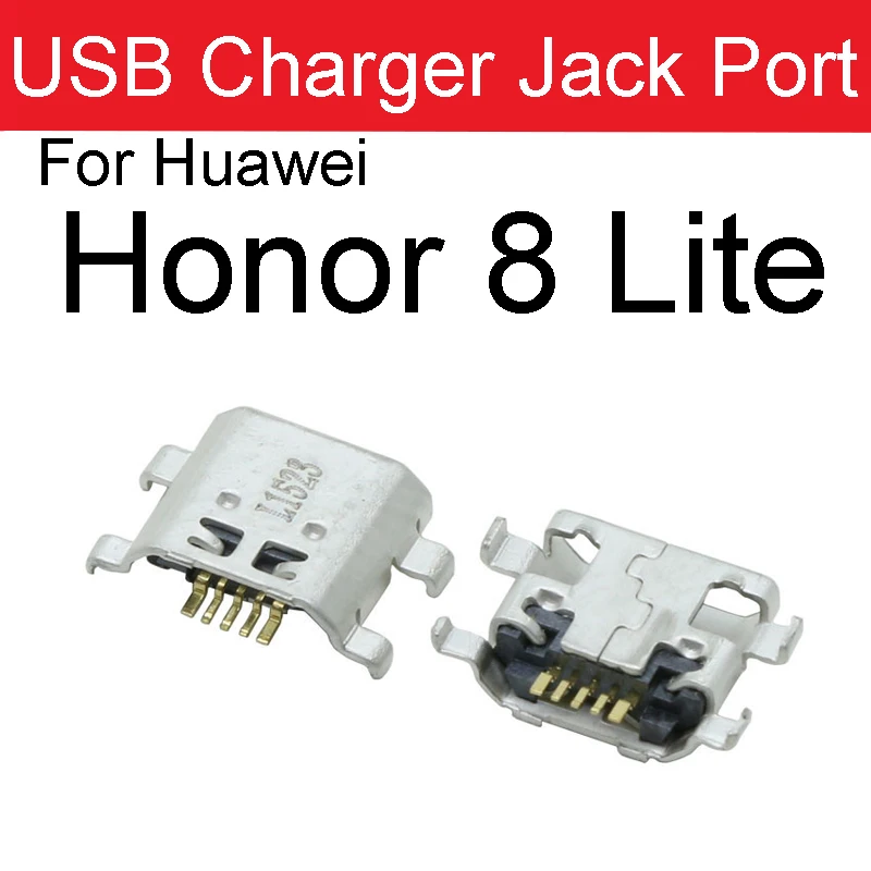 2pcs USB Charging Jack Plug Port For Huawei Honor 8A 9X Pro 8lite 8S 8X Max V8 Note 8 9lite 9A 9C 8C V9Play TypeC Charger Parts