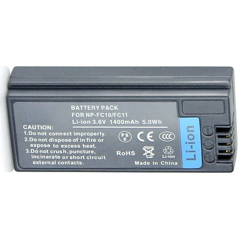 

1400mAh NP-FC10/FC11 Camera Battery Suitable for Sony DSC-P2 DSC-P3 DSC-P5 DSC-P7 DSC-P8 DSC-P9 DSC-P10 DSC-P12 DSC-V1 DSC-F77