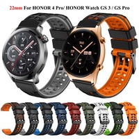 Hot 22mm Silicone Strap For Honor 4 Pro GS Pro GS 3i GS 3 Magic Watch 2 46mm Smart Watch Replacement Wristband Bracelet Belt