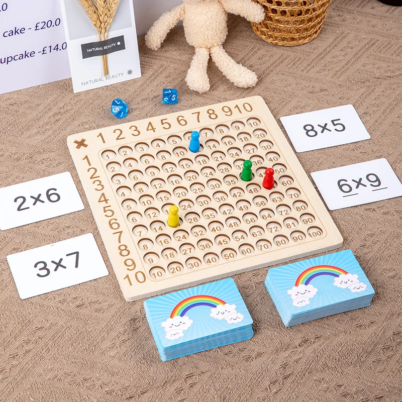 Multiplicação Board Game for Children, nove multiplicação e quebra-cabeça, Educação Infantil, Ensino de Matemática, Matemática