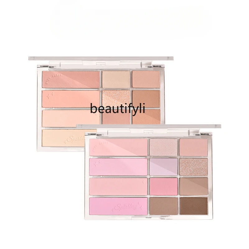 Multicolor Eye Shadow Plate Blush Love Eye Shadow Same Caramel Pink Brown Gray Pink Earth Color Series