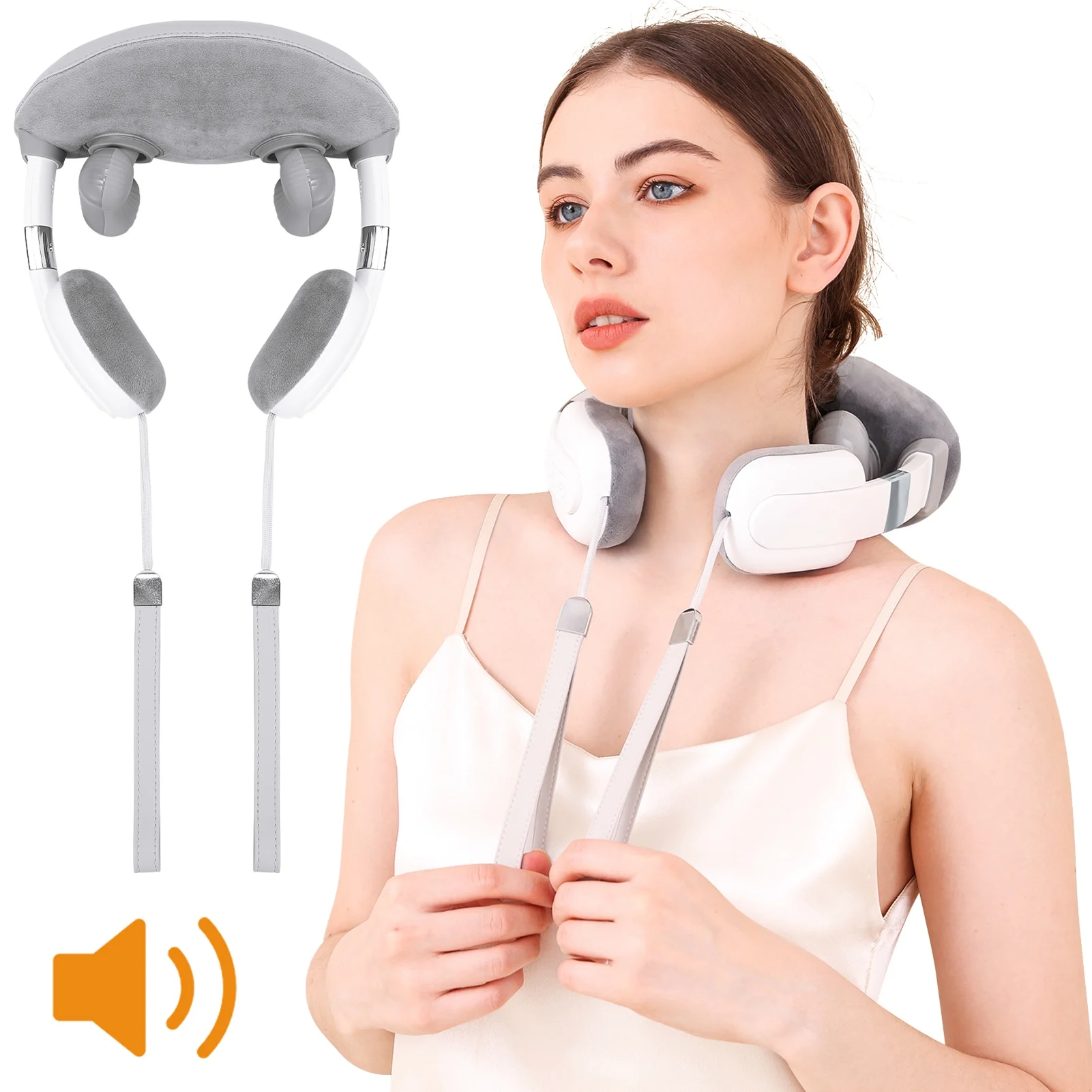 

Neck Shoulder Massager 4D Kneading Multiple Modes Rechargeable Neck Massager with Heat