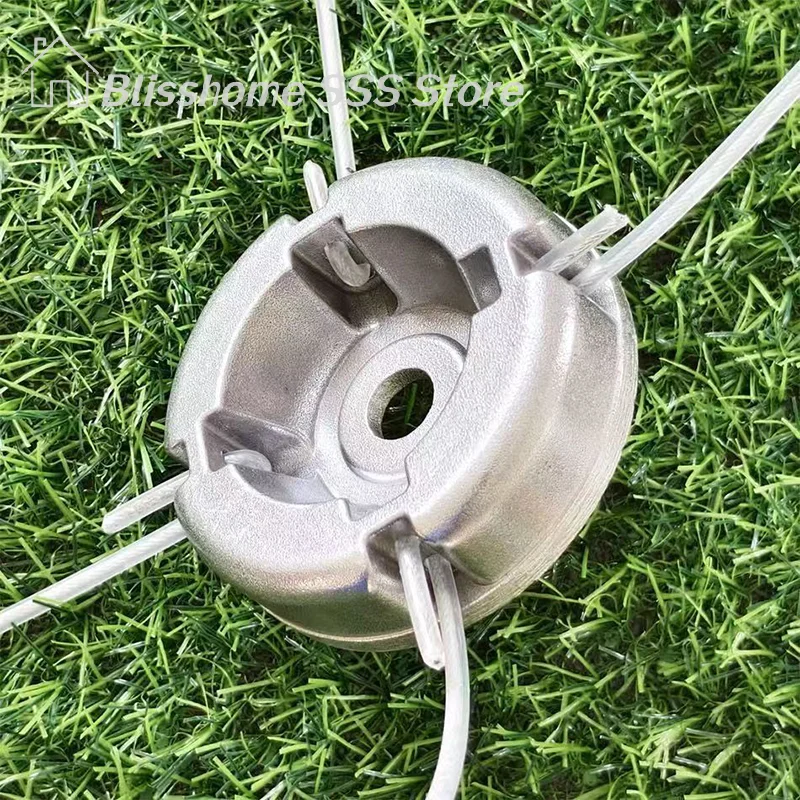 

【S】Universal Aluminum Alloy Lawn Mower Head With Nylon Steel Lawn Mowing Line Lawn Mower Replacement Parts