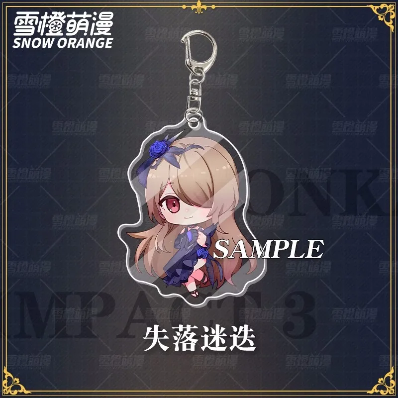 Game Honkai Impact 3 Cosplay Acrylic Key Chain Keychain Pendant Props Accessories Gifts