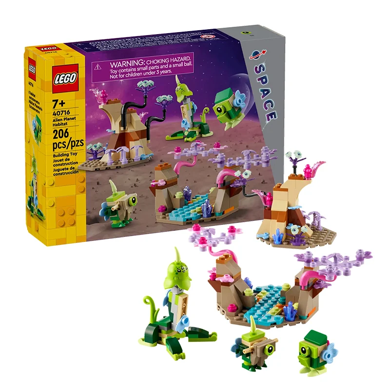 

LEGO 40716 Creative Series Alien Habitat Children's Puzzle Block Toy Birthday Gift