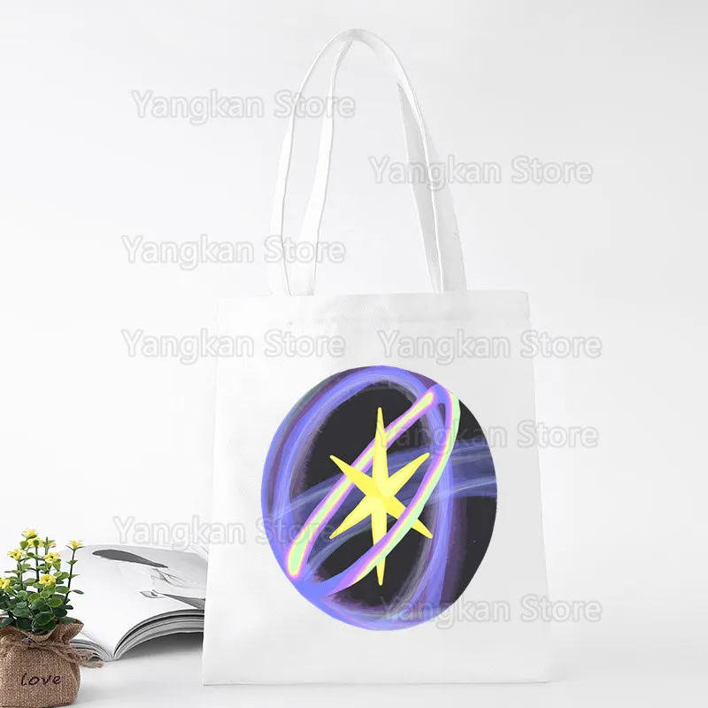 KATSEYE Gnarly Shopping Bag Eco Reusable Female Tote Bag College Handbag Retro Large Ladies Shoulder Shopper Bag