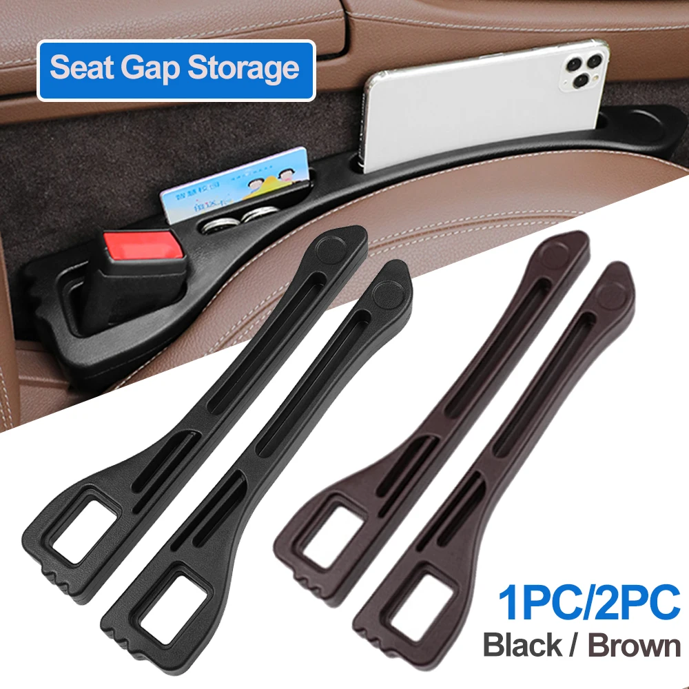 2Pc/1Pc Pu Car Seat Gap Plug Strip Side Seam Car Gap Filler Leak Proof Seat Gap Storage Organizer Interior Decoration Universal