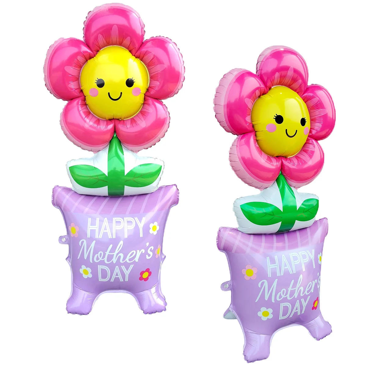 1set 3D Stand Pedestal Love Mom Heart Foil Balloons Base Floriation Mother\'s Day Balloon Best Mom Mother\'s Day Party Decorations