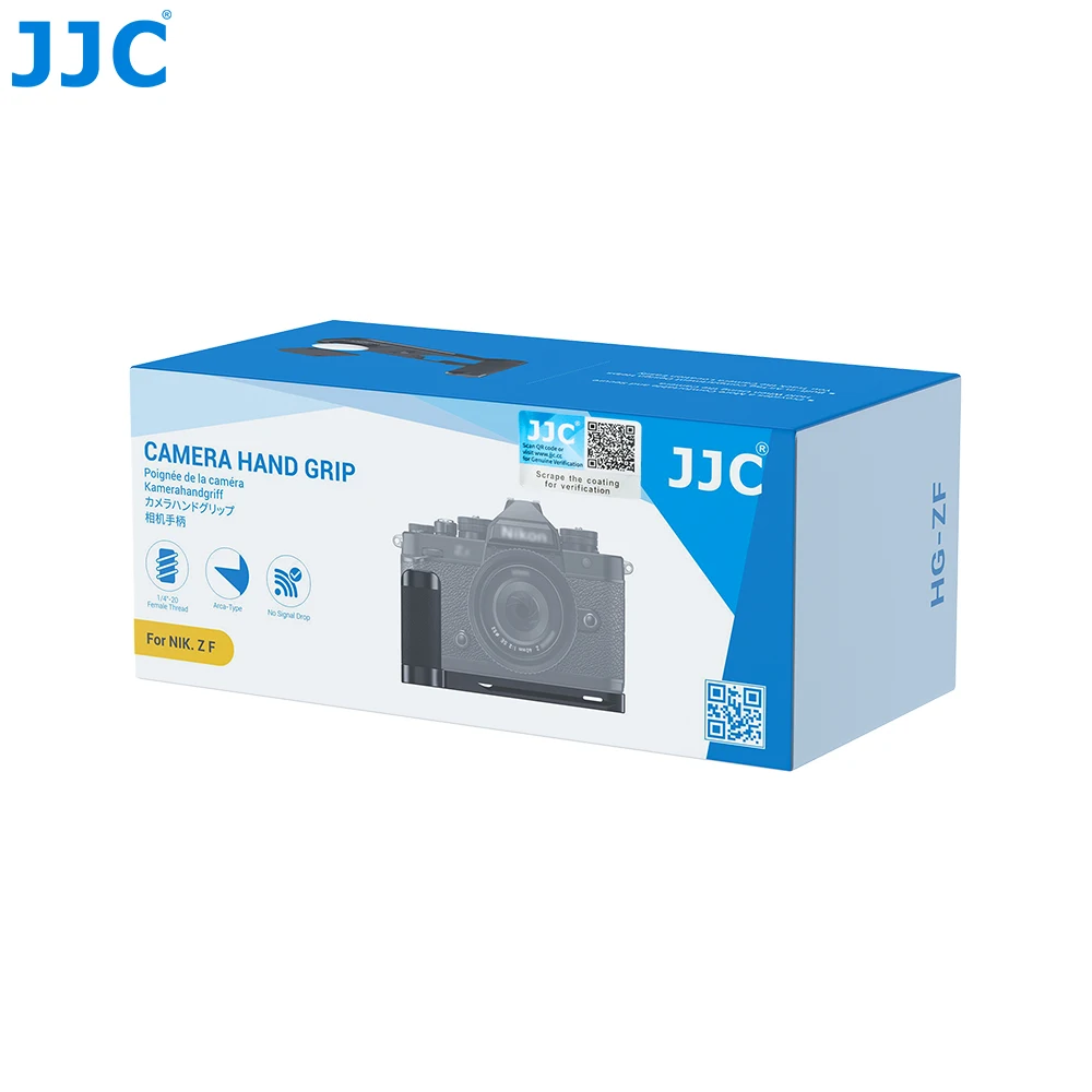 JJC Z f قبضة اليد L-شكل قبضة لنيكون Z f قبضة معدنية مع Arca السويسرية الإفراج السريع لوحة مخزن AirTag لحوامل ثلاثية من نوع Arca