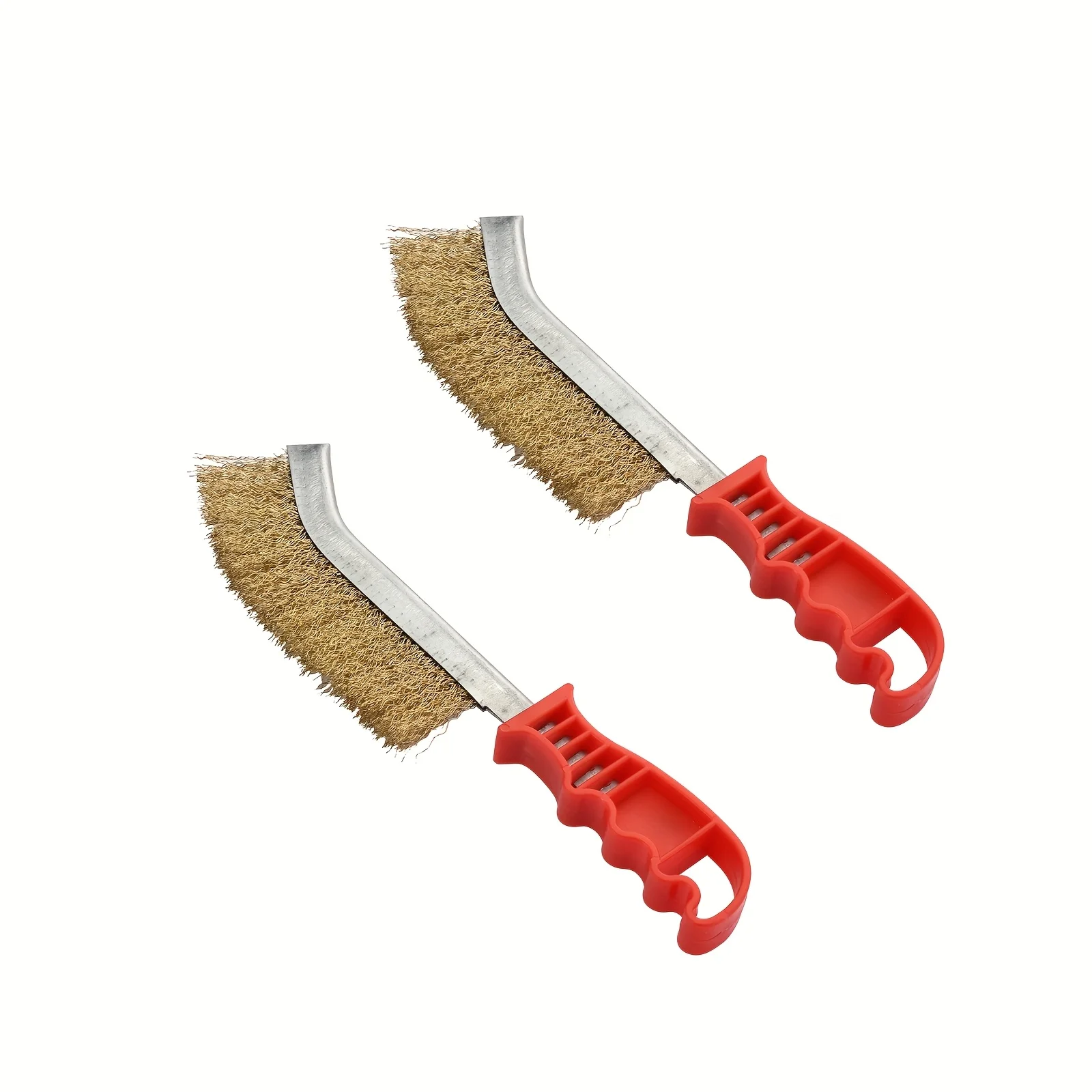Steel Wire Brush/Wooden Metal Rust Removal Roller Brush Polishing Barbecue Cleaning Brush Suitable for Cleaning Barbecue Grilles