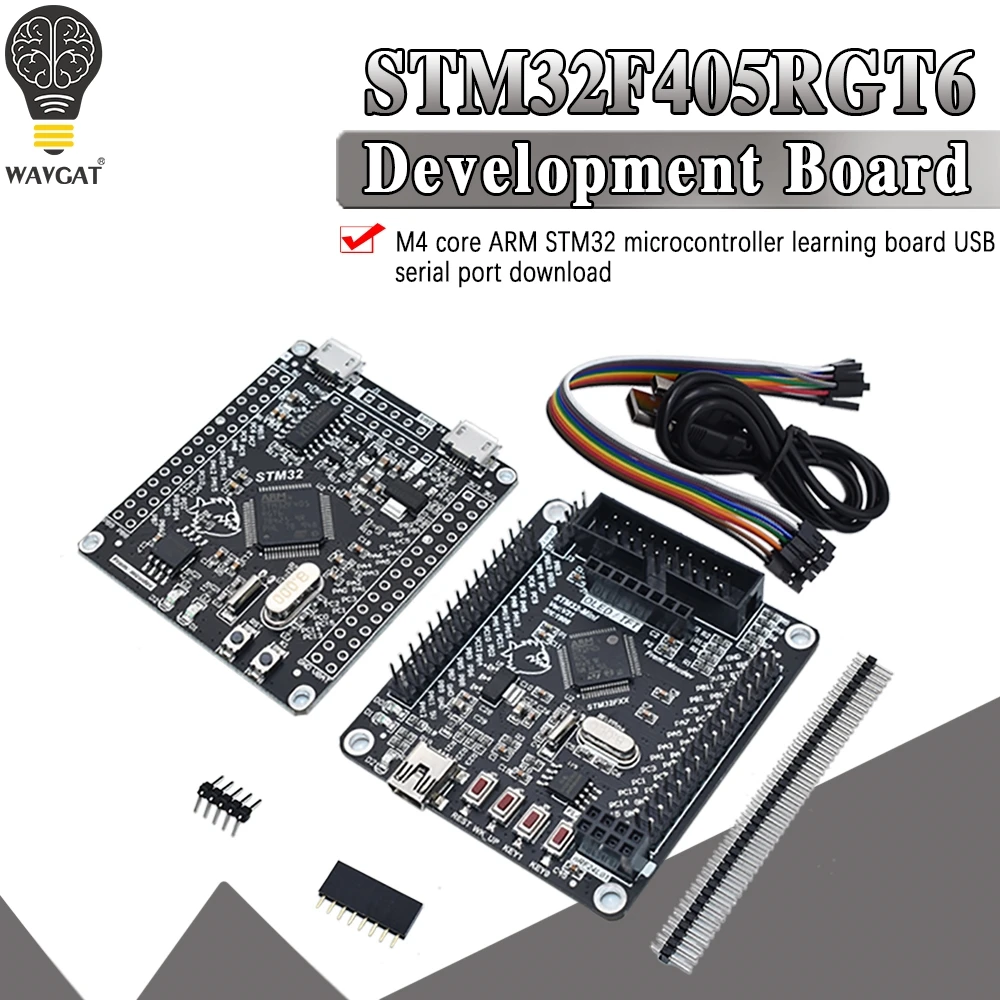 STM32F405RGT6 STM32 Системная плата Макетная плата M4 core ARM/STM32 Микроконтроллер Одночиповая обучающая плата для ЖК-экрана