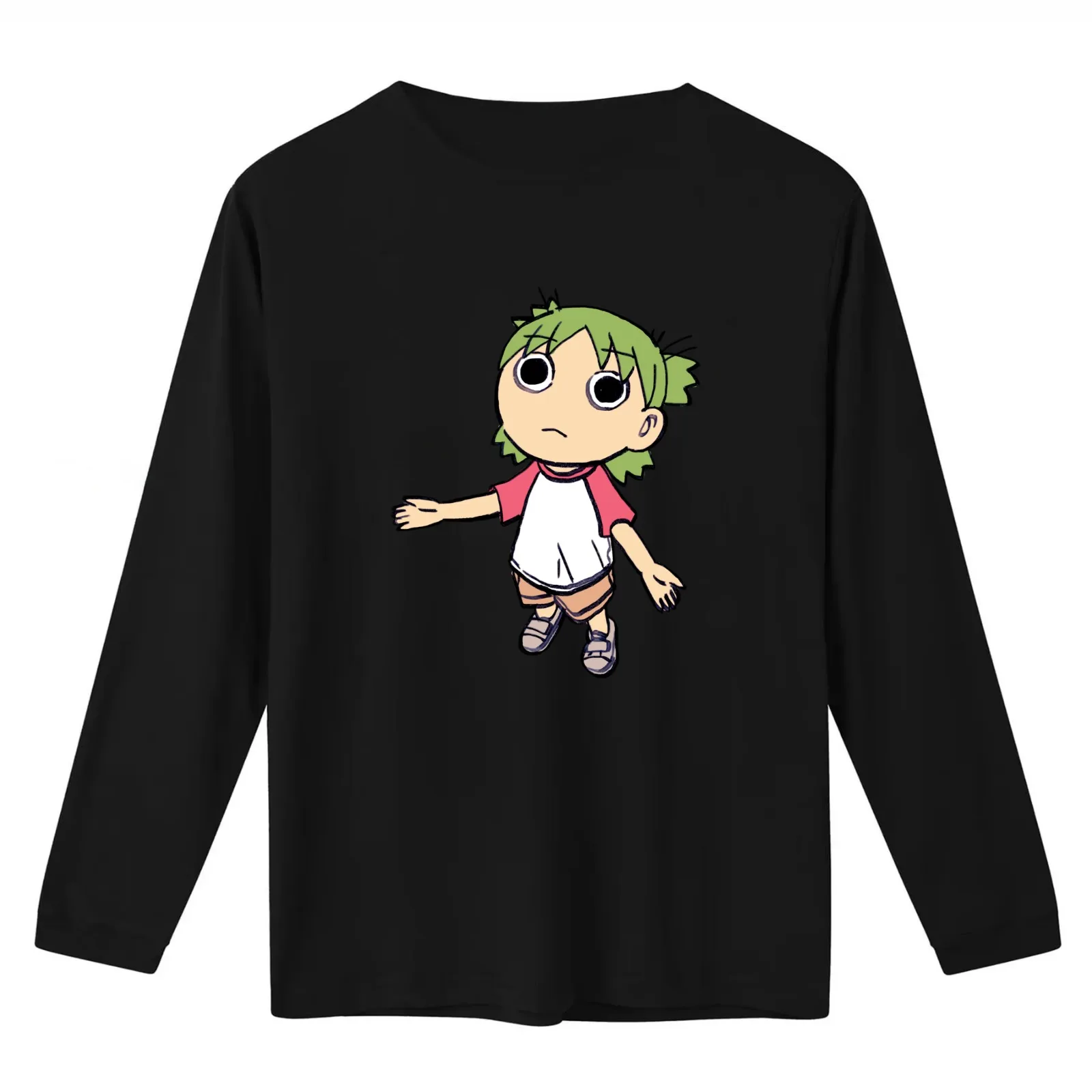 I draw another yotsuba reaction meme T-Shirt Summer Casual Cotton Tee Oversized Streetwear Tops Vintage Graphic Print