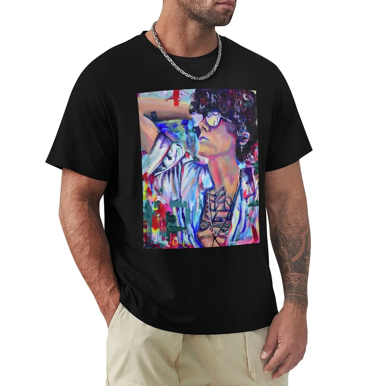 LP - Laura Pergolizzi Poster T-Shirt Soft Casual Short Sleeve Cotton Tee