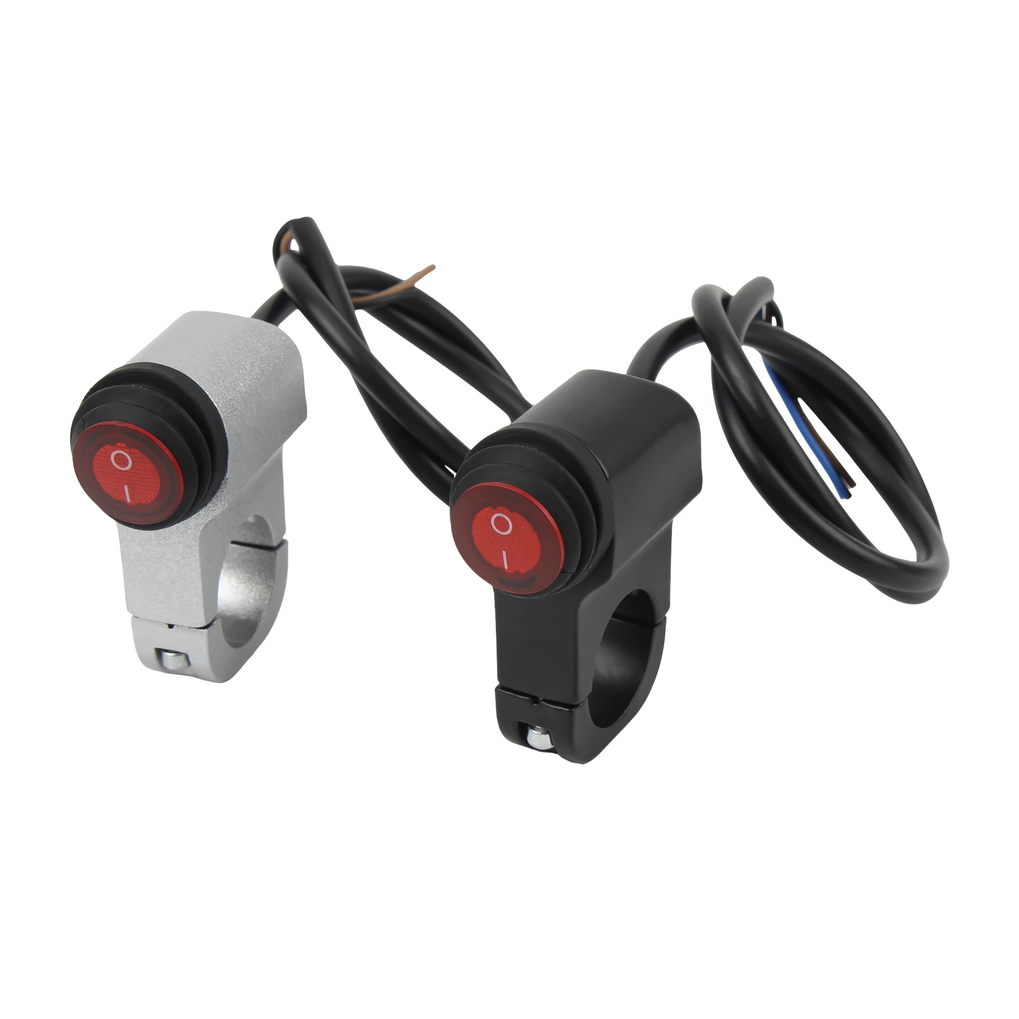 AliExpress NONE Universal 12V Motorcycle Handlebar Headlight ON/OFF Switch Scooter ATV Dirt Bike Motocross 2-Wire Red Light Waterproof Switches