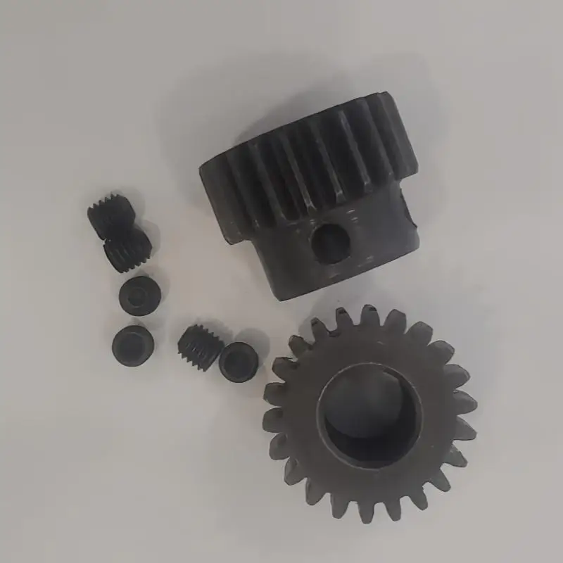 4PCs  1 mold convex platform gear motor gear 45 steel finished product inner hole 16 18 20 30 35 40 45 50 teeth