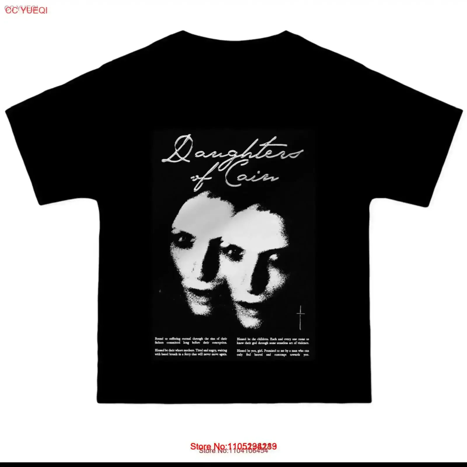 

Ethel cain ptolemaea перекрестное имя церковный логотип для объятий дочка тяжелая черная футболка с короткими рукавами винтажная стираная повседневная мужская футболка