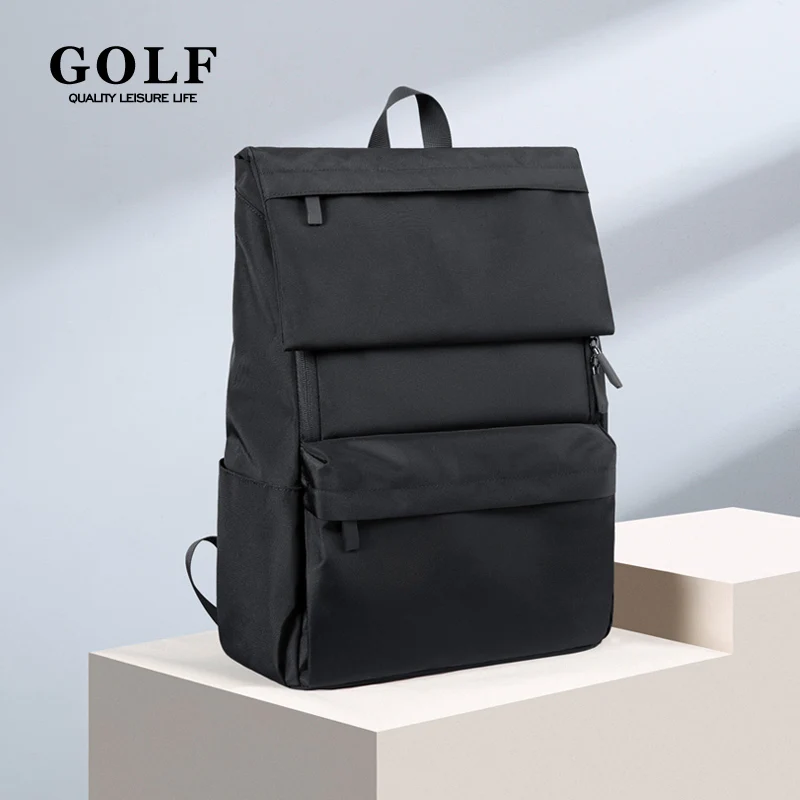 GOLF backpack men's high-capacity travel computer backpack women's canvas trendy college student backpack