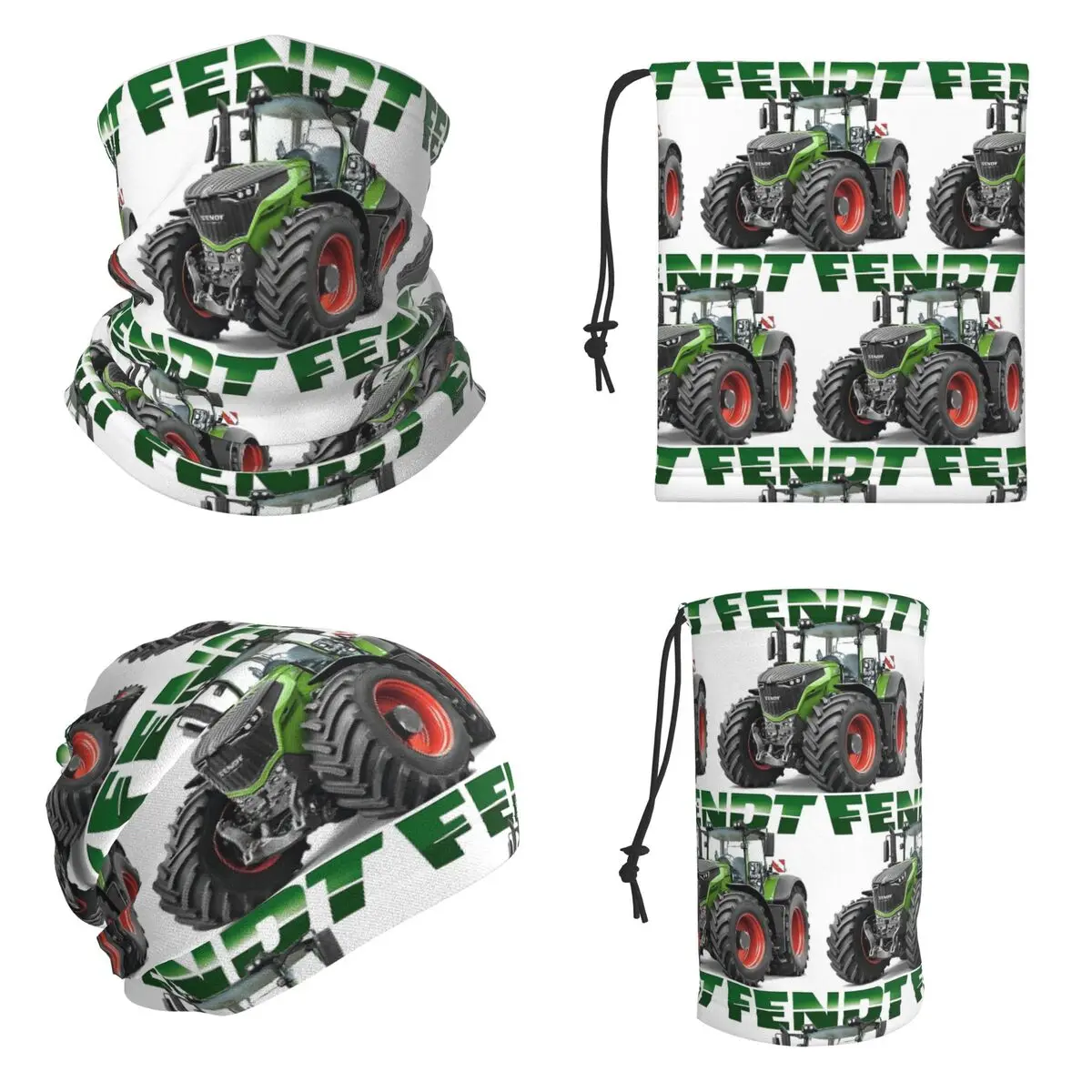 Fendt German Tractors Bandana Neck Gaiter Printed Wrap Mask Scarf Outdoor Sports Headband For Men Women Adult Breathable