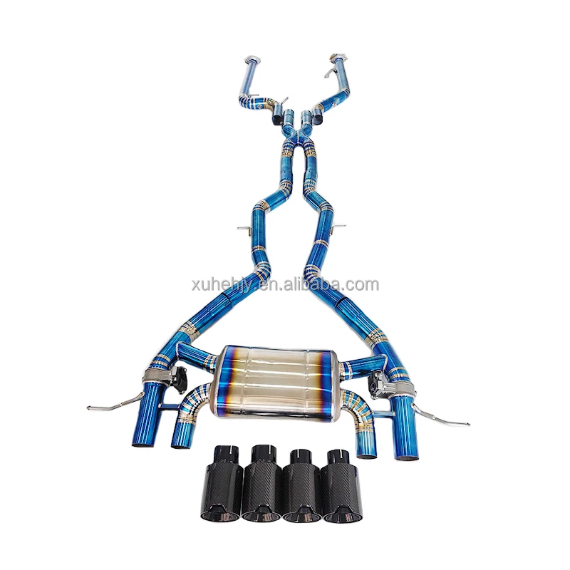 Factory Price Auto Tuning Sound Catback for M2 M3 M4 G8x S55 3.0t  Equal Length Midpipe Titanium Valvetronic Muffler