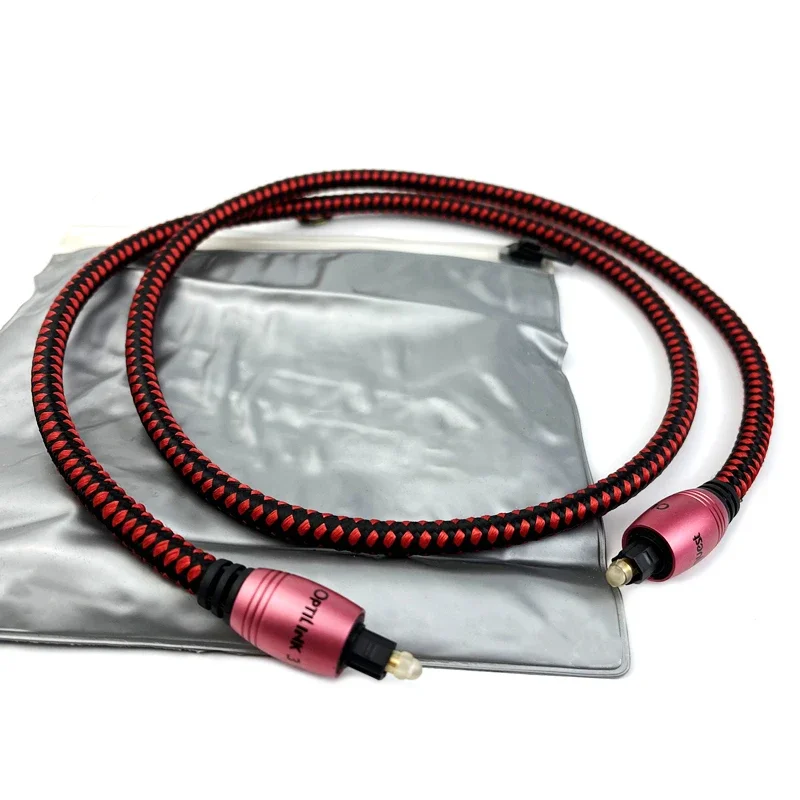 Audiophile Optilink-3 Cable Toslink de Audio óptico Digital Cable de Audio de fibra óptica de alta gama para vídeo HiFi DVD TV DTS