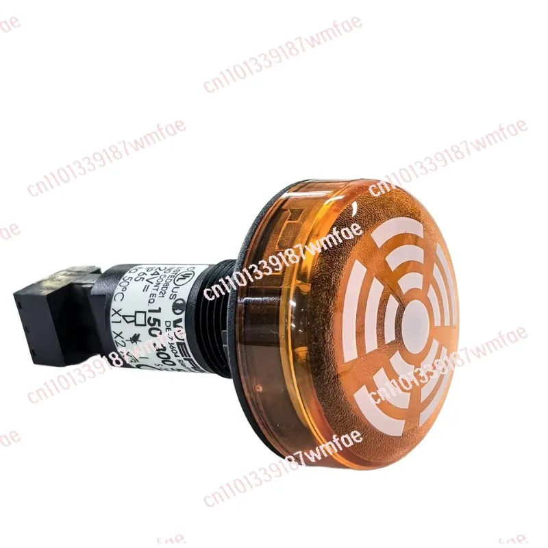 24VDC Yellow Light Emitting Diode Buzzer with Continuous Tone Switchable Two-Stage Signal for Programmable