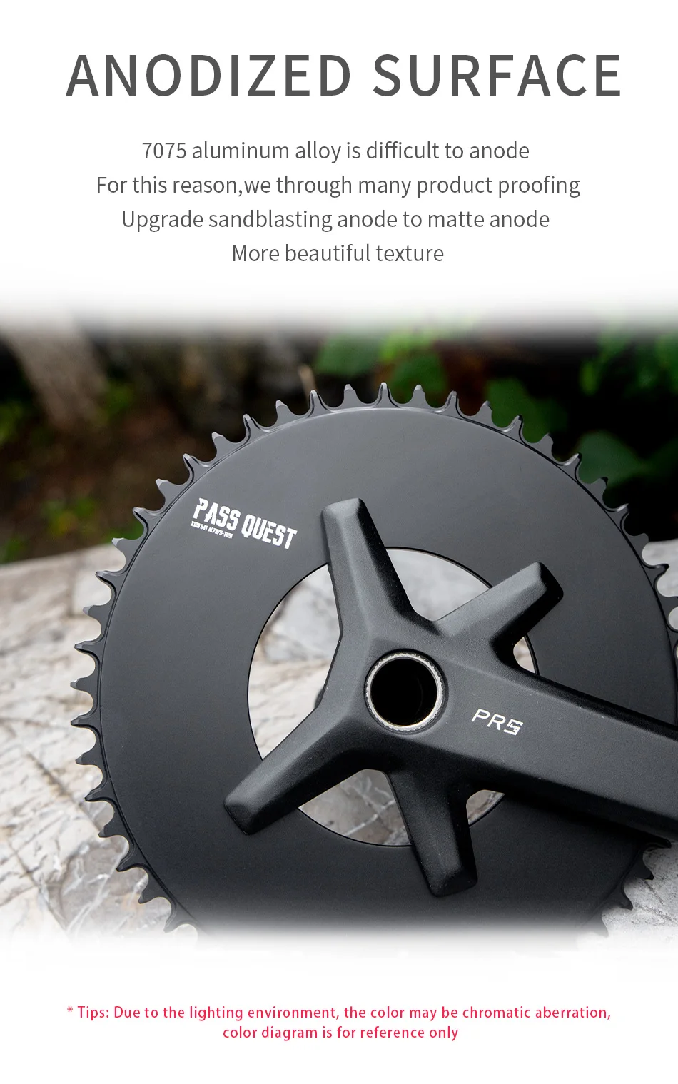 Aero 120mm BCD Kettenblatt für SENICX PR5/6/7 BCD120 CRANK 38T 40T 42T 44T 46T 48T 58T MTB Fahrradkette X120 MTB Kettenblätter – Detail 6