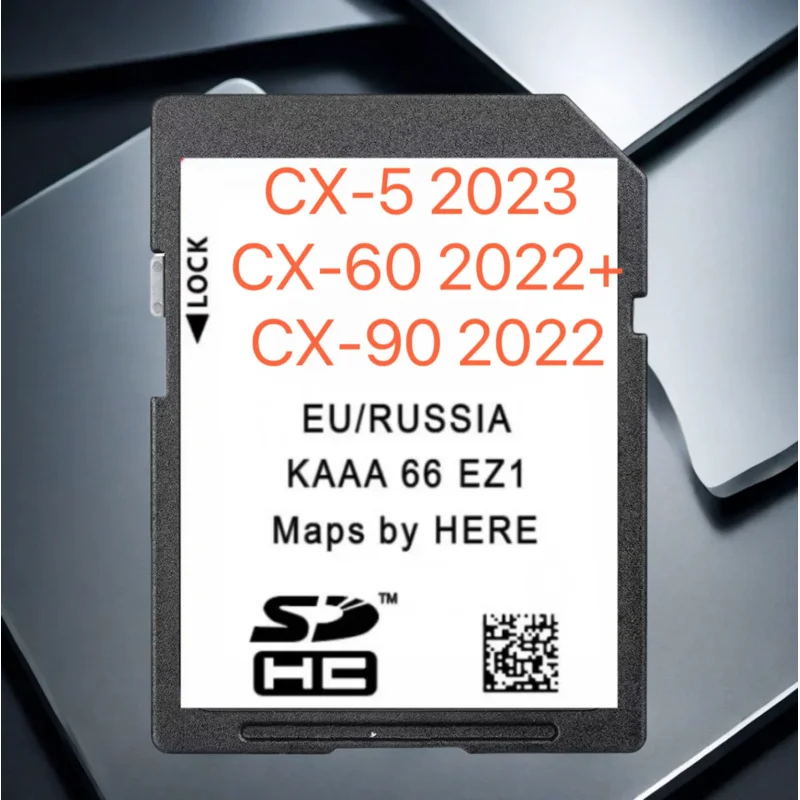 

Mazda CX-5 CX-60 CX-90 2022 Europe KAAA66EZ1 SD card with Latest Map Update UK Europe Map
