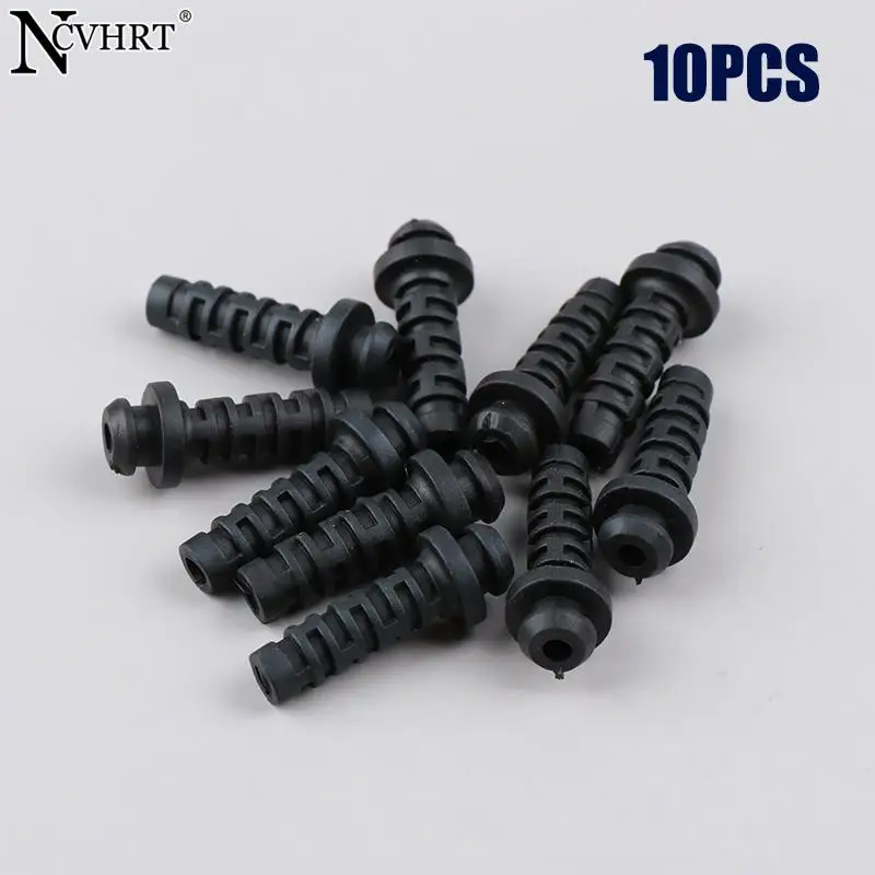 10Pcs 3/4/5mm Cable Gland Connector Rubber Strain Relief Cord Boot Protector Wire Cable Sleeve Power Tool Cellphone Charger