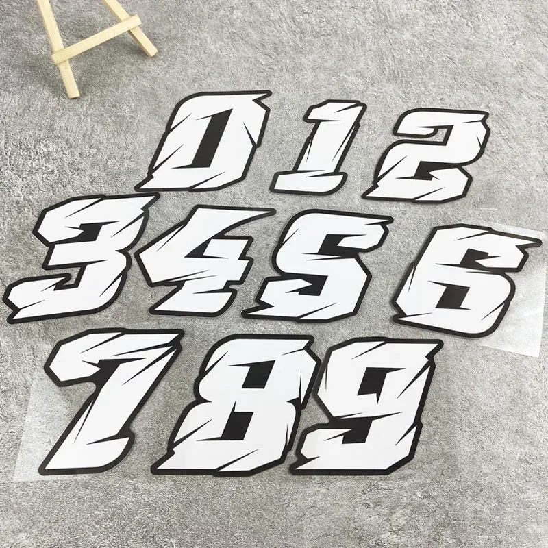 Рисунок 4 - наклейка с номером мотоцикла