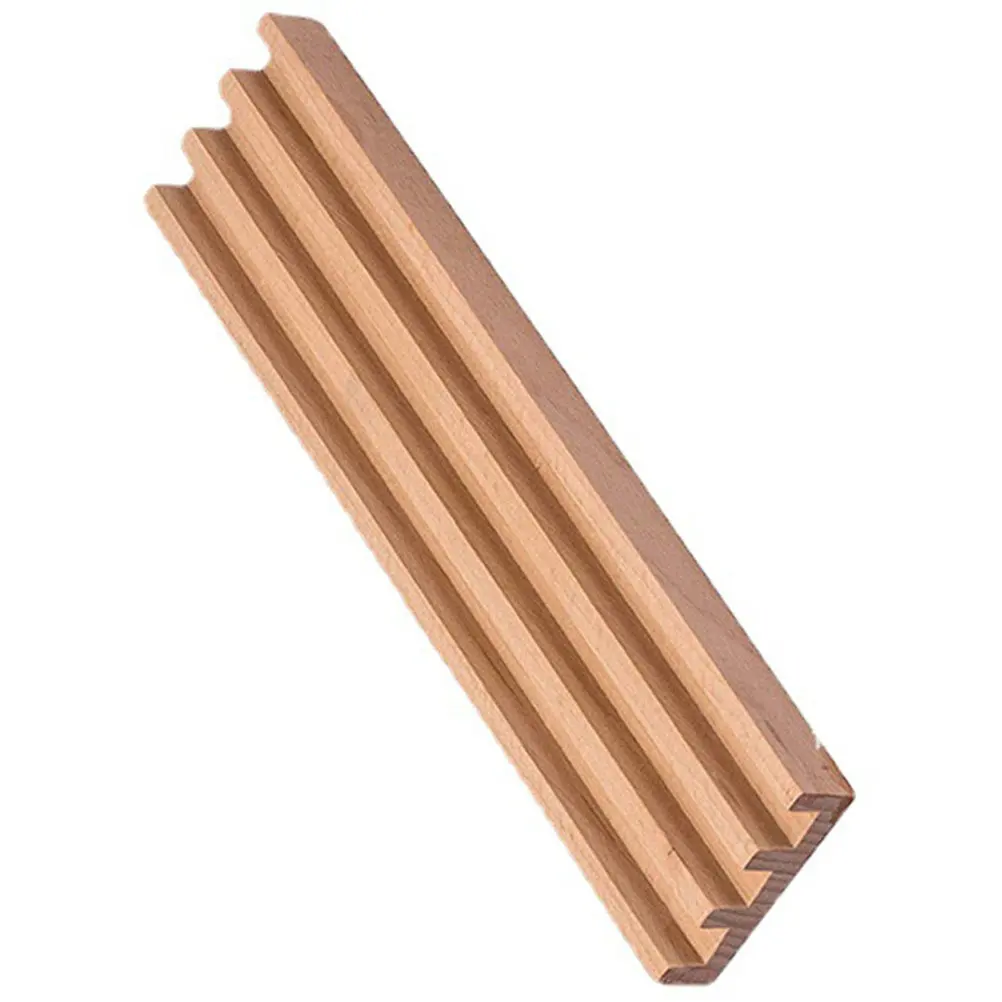 

Деревянная подставка для домино с угловым дизайном, гладкая поверхность, органайзер для хранения игральных карт