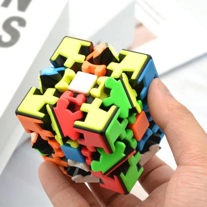 

Кубик-головоломка Gear Cube 3x3x3, 1 шт., скоростной кубик с шестеренками, 3D-головоломка, развивающая игрушка, логическая головоломка