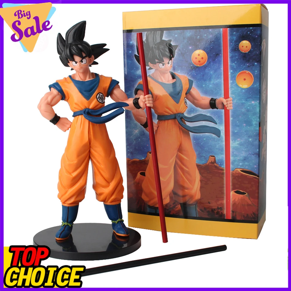 

Hot Dragon Ball Son Goku Super Saiyan Anime Figure 22cm Goku DBZ Action Figure Model Gifts Collectible Figurines for Kids