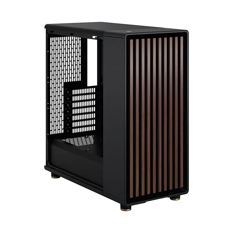 Imagem -03 - Refrigerado a ar Desktop Inferior Walnut Oak Board Case Fractal Design North Middle Tower Mesh Suporte Atx M-atx Mini-itxmotherboard