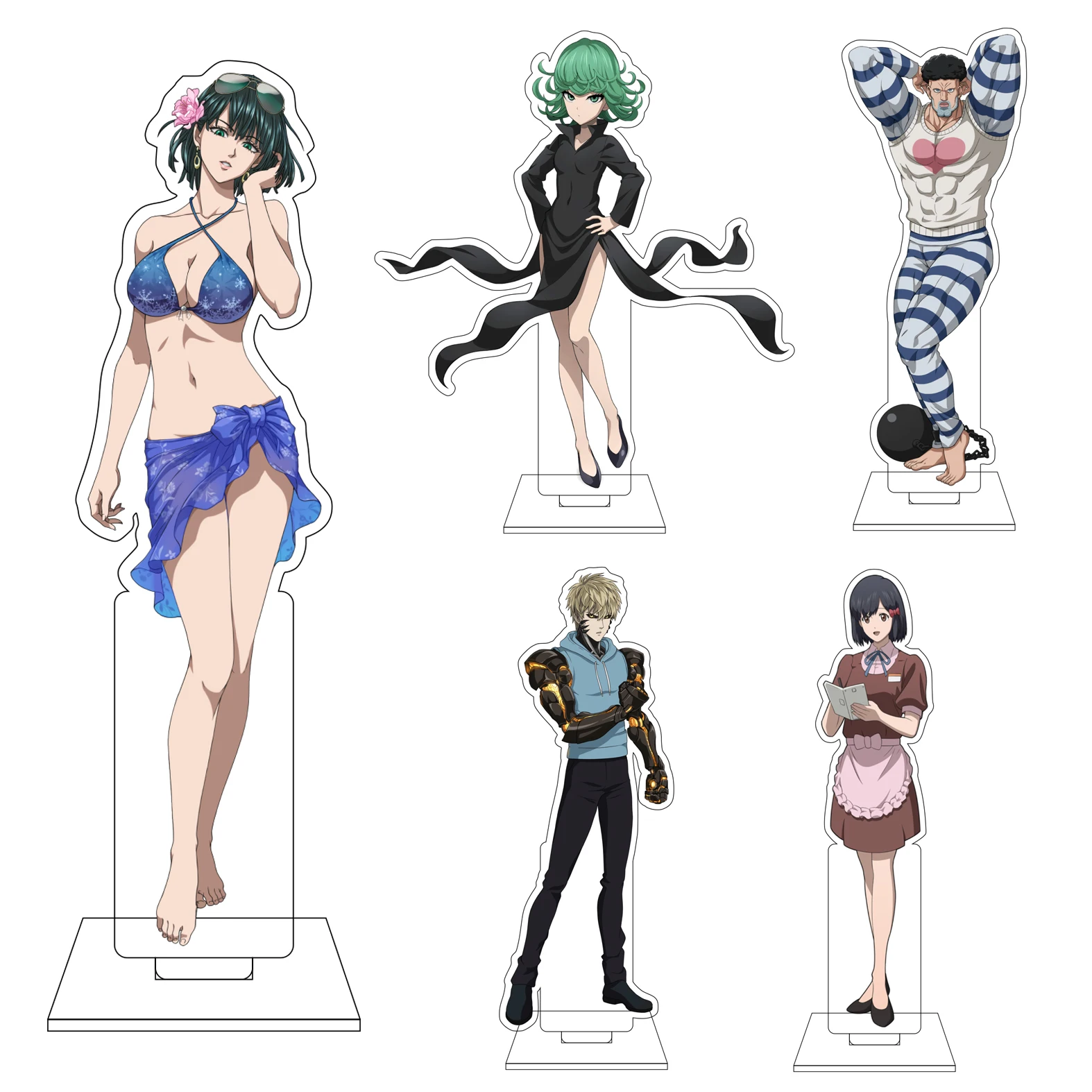 

16CM Anime ONE PUNCH MAN Cosplay Acrylic Figure Stand Plate Sweet Mask Flashy Flash Ornaments Gifts