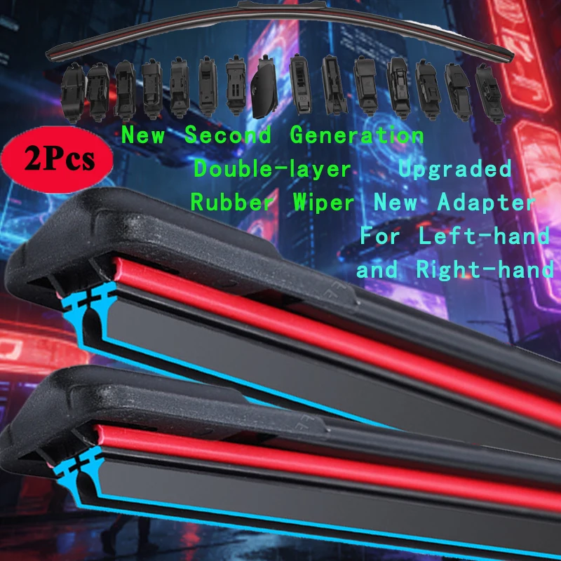 

Двойные резиновые щетки стеклоочистителя для Renault Captur Kaptur Hatchback J87 J5 HA H5 2013-2021