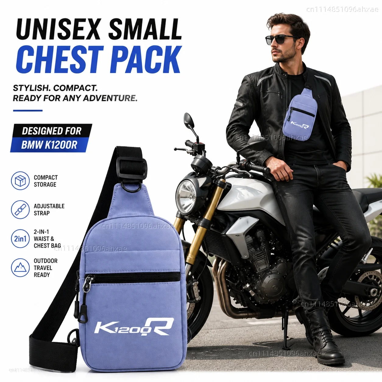 Motorcycle 2In1 Multi-functional Waist Bag Chest Bag Outdoor Travel Bag Waterproof Riding For BMW K1200R K1200S K 1200 R K 1200R