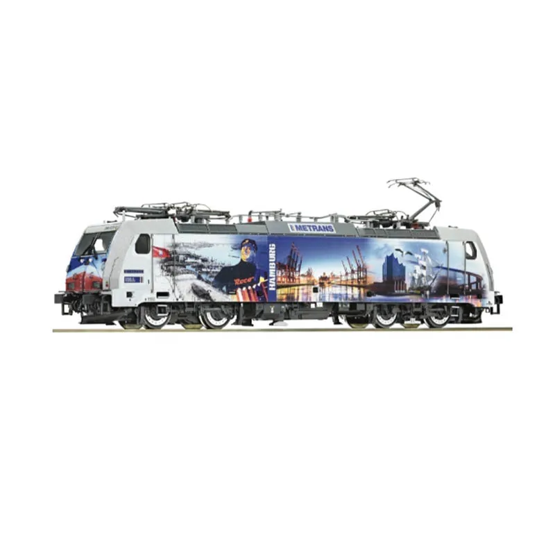 ROCO Train Model HO 1/87 73665 BR186 Electric Locomotive Commemorative Painting Simulation Version DC Train Model Toy