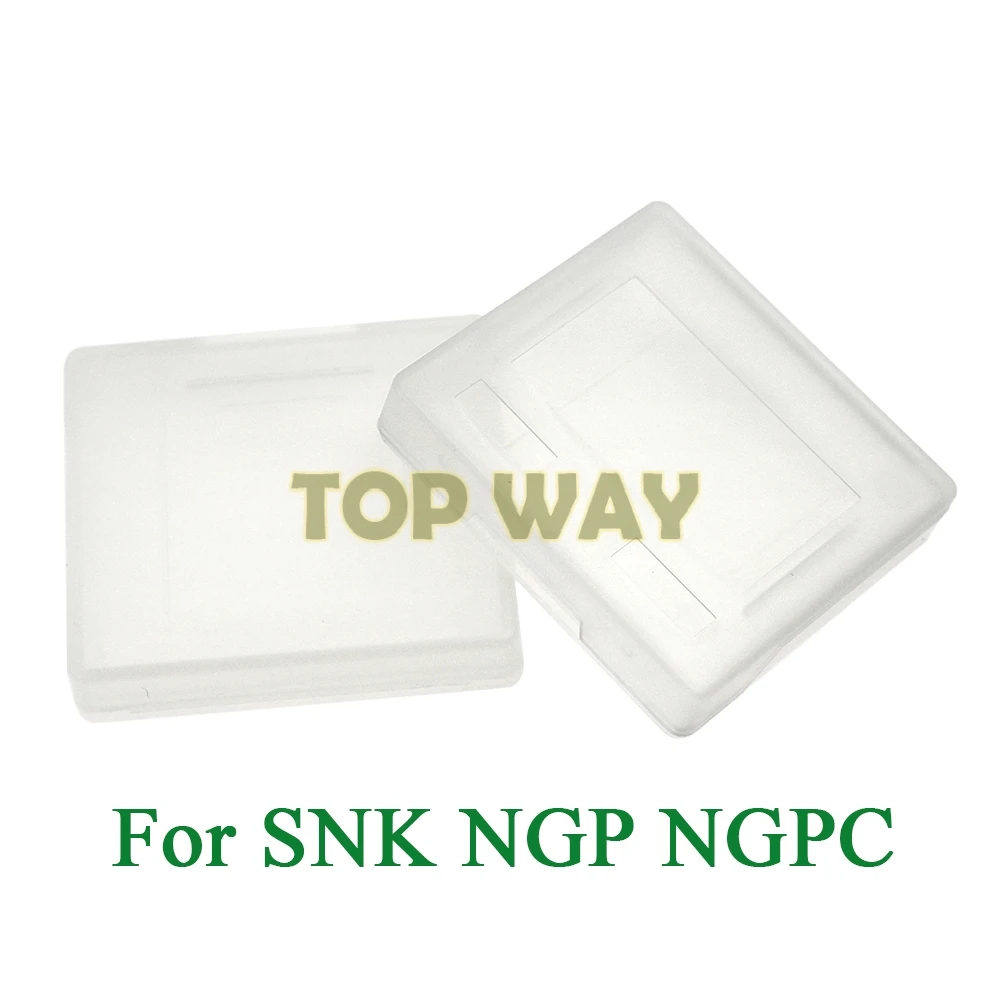 

50PCS For SNK NEO GEO Pocket Colors Clear Game Plastic Cases Games Card Cartridge For NGPC NGP Protective Box Shell Storage Case