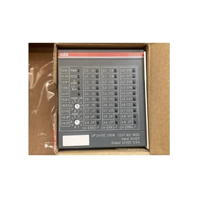 New Original Brand New Interface Module DC551-CS31 1SAP220500R0001 CS31 Slave 8 DI: 24VDC 16 Configurable DI/DO 24VDC 0.5A IO Mo