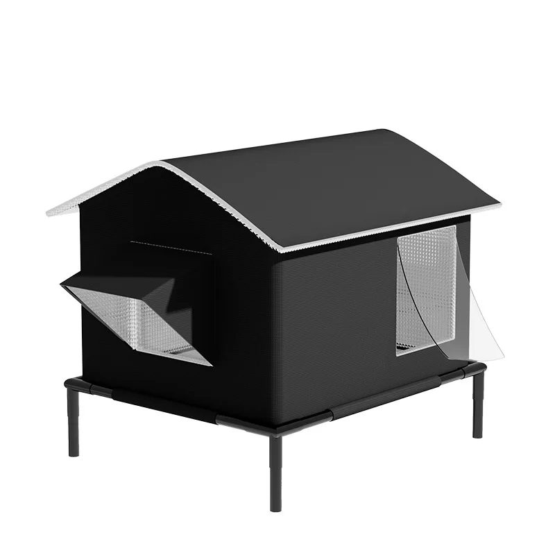 Cat litter winter warm outdoor four seasons universal warm lock warm puppy kennel pet supplies