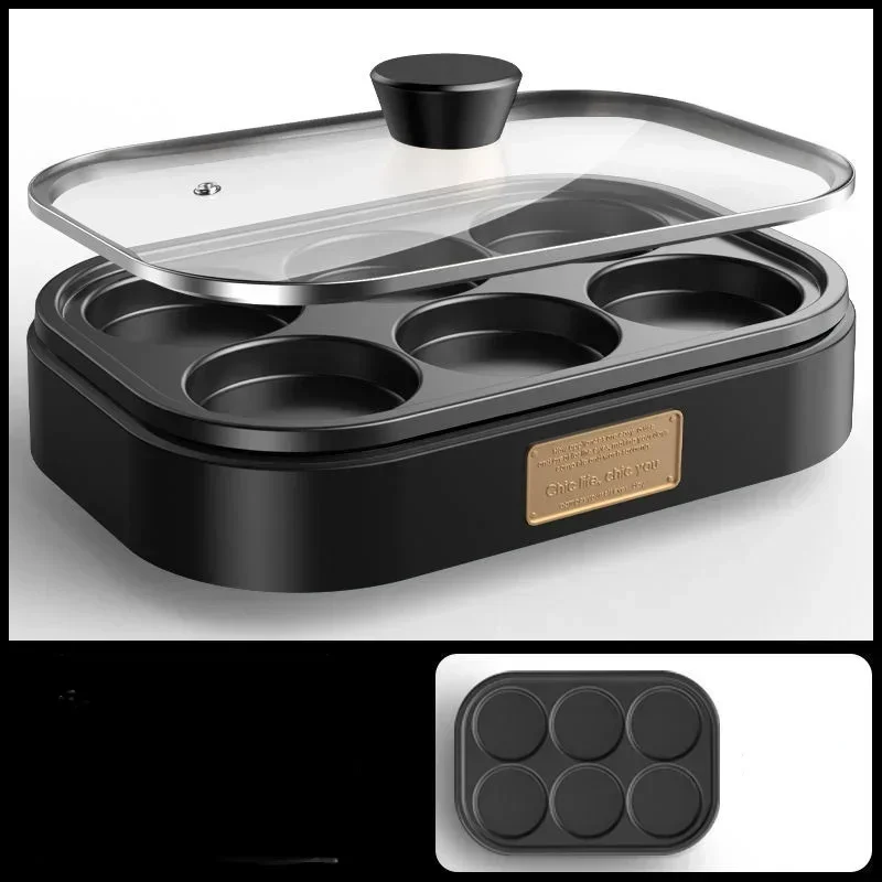 1 Teller 220v Spiegelei Burger Maschine Antihaft-Haushalts pfanne mit flachem Boden Frühstück Pfannkuchen pfanne Form Omelett Artefakt