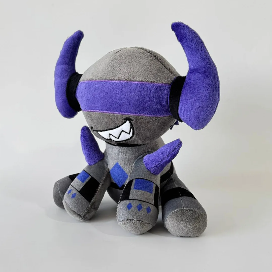 Jeu Phighting Banhammer peluche violet diable démon à collectionner doux peluche poupée pour enfants garçons filles jeu Fans cadeau décor